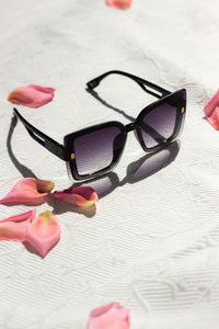 Front Lens Glitter Butterfly Sunglasses - Sugar + Style