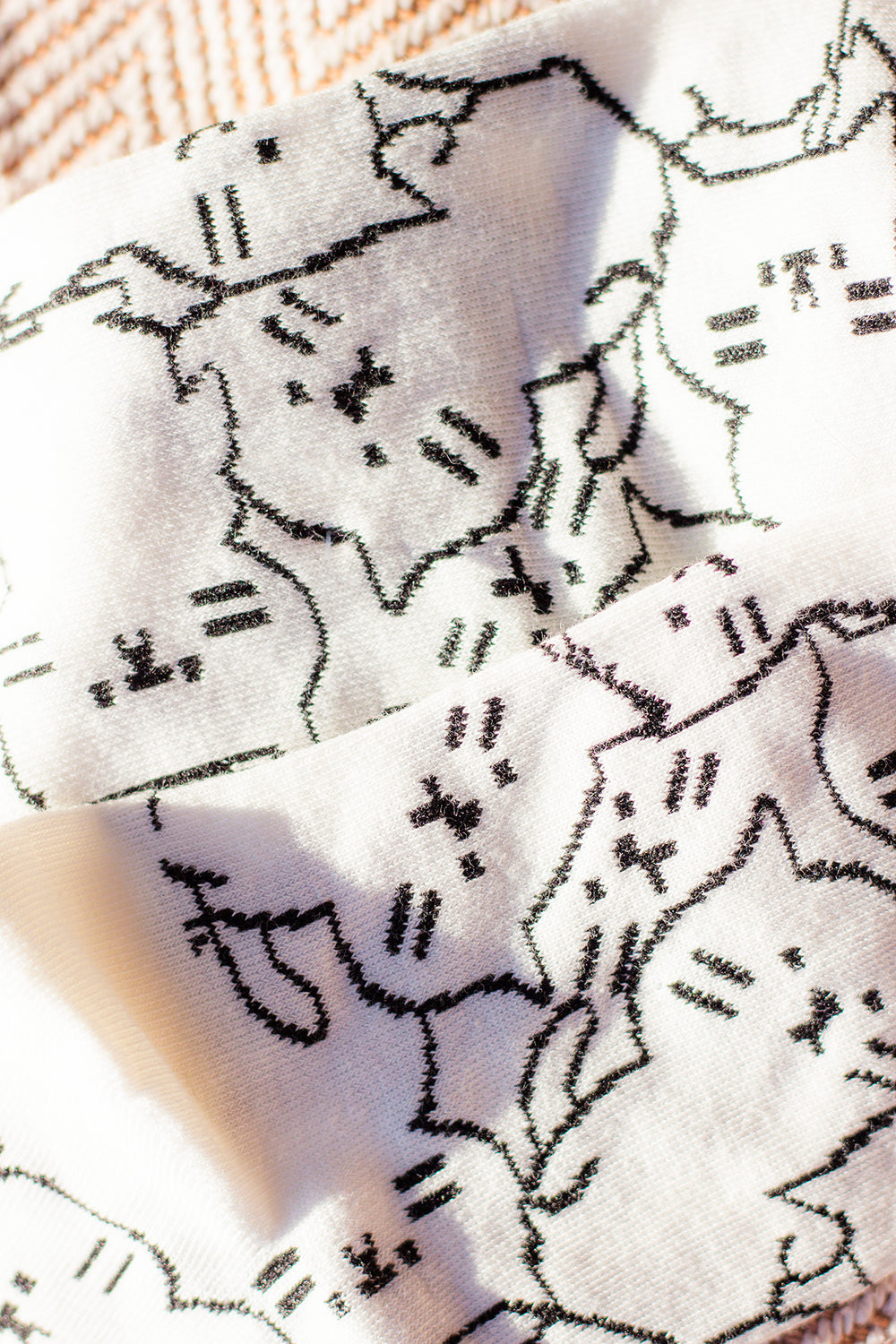 Cute Cat Print Socks - Sugar + Style