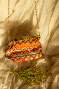 Rustic Stitch Mini Clasp Bag - Sugar + Style