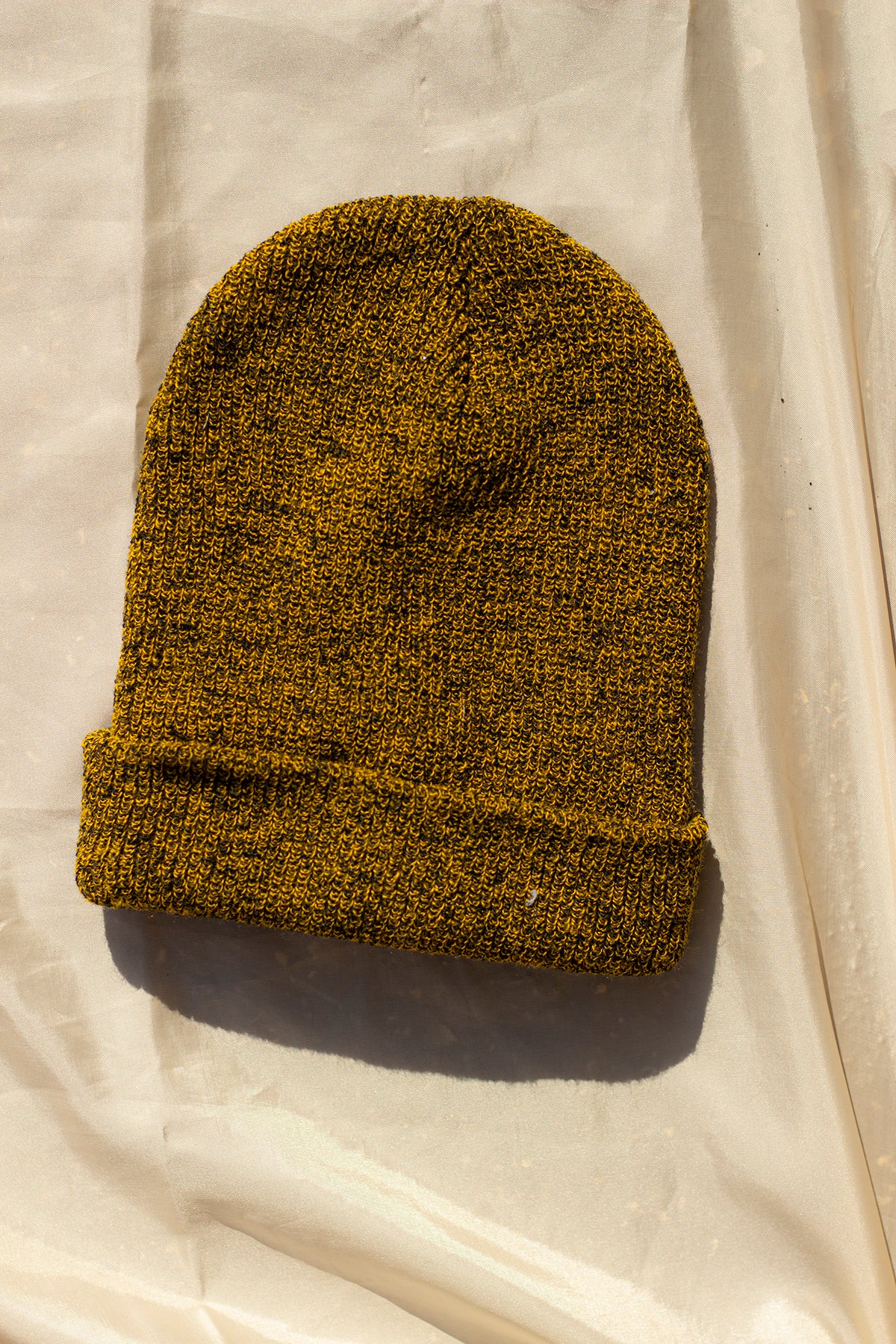 Yellow Mottled Beanie Hat – Sugar + Style