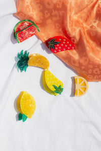 Strawberry Fruit Claw Hair Clip - Sugar + Style