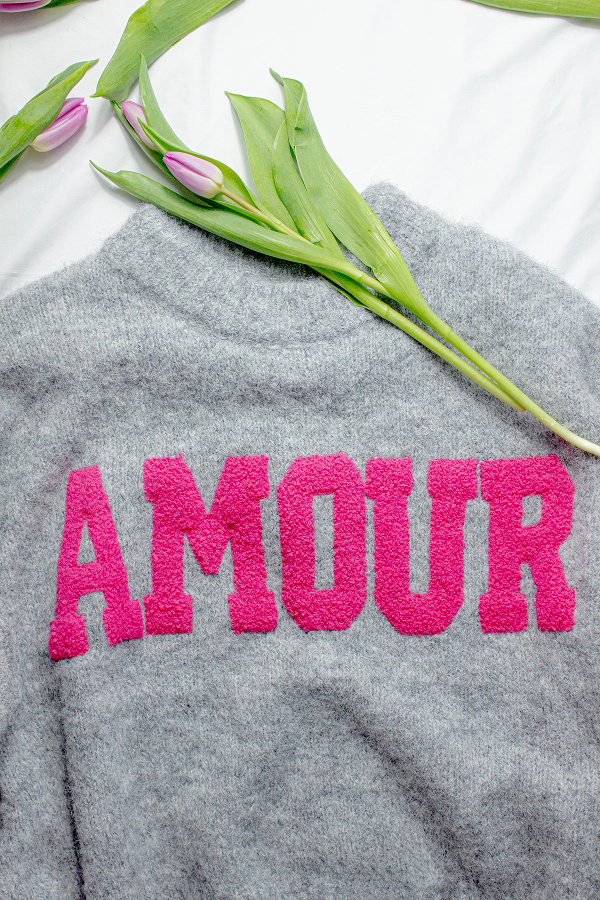 Felted Love Text Jumper - Sugar + Style