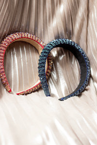 Twisted Bead Sequin Sparkle Headband - Sugar + Style