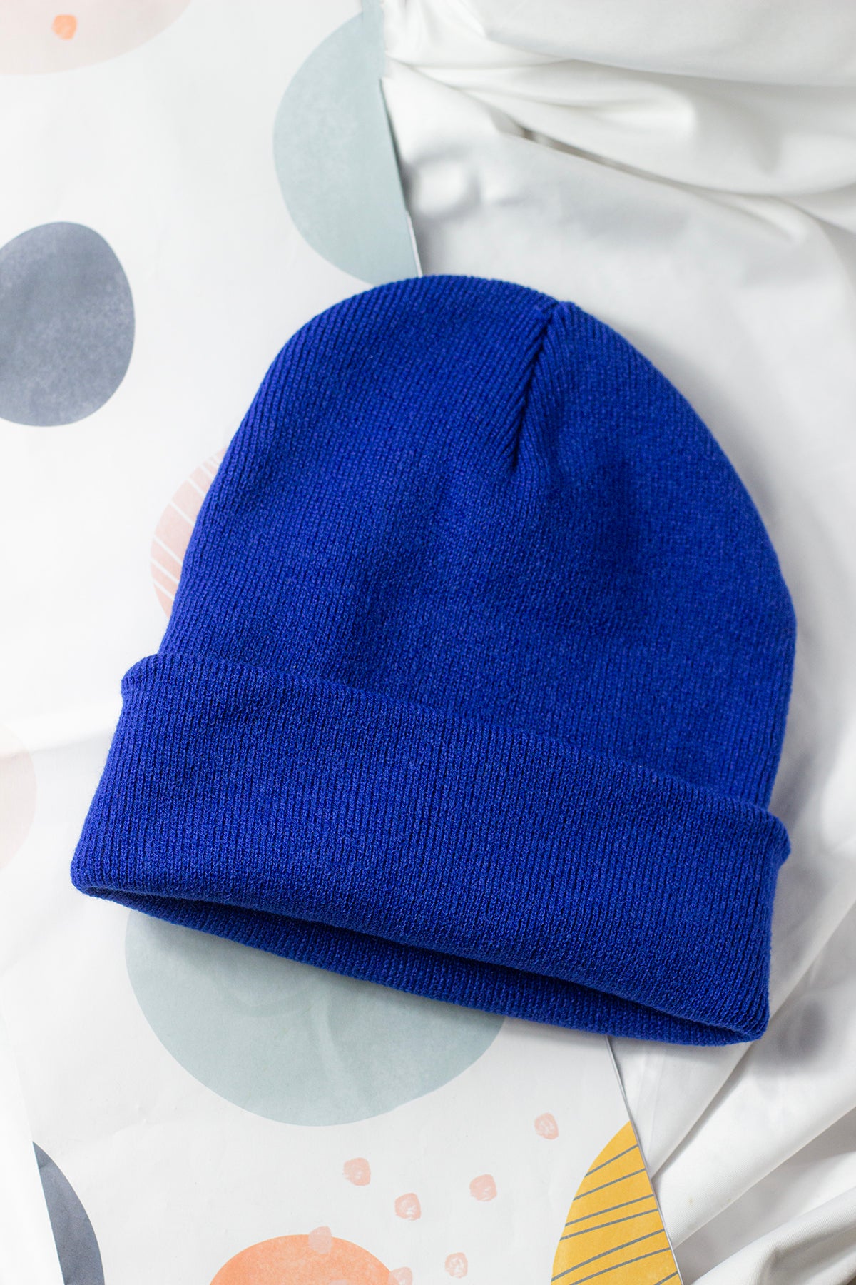 Cobalt Blue Beanie Hat - Sugar + Style