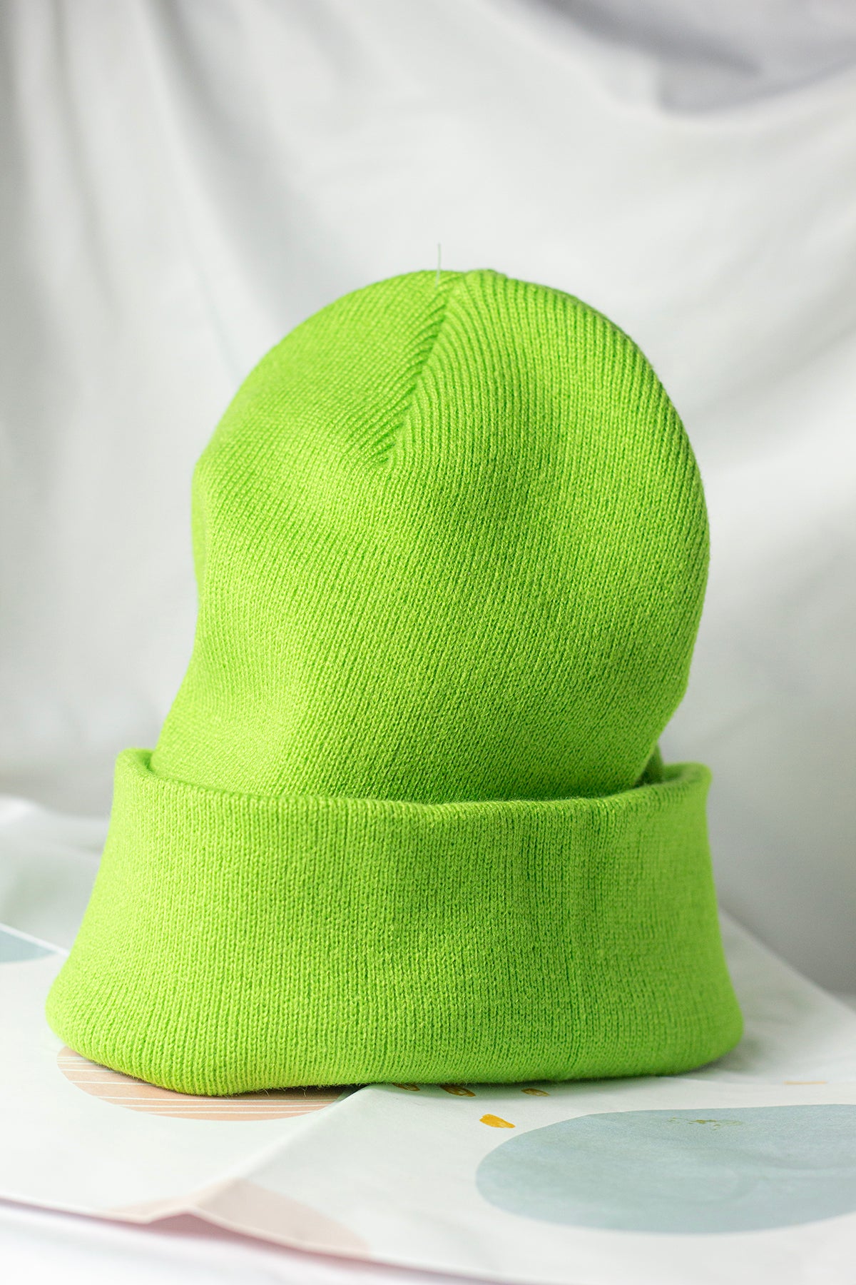 Lime Green Beanie Hat - Sugar + Style
