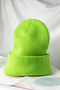 Lime Green Beanie Hat - Sugar + Style