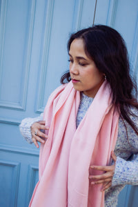 Cashmere Blend Colour Block Scarf - Sugar + Style