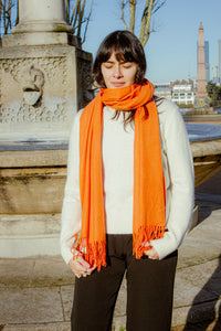 Cashmere Blend Colour Block Scarf - Sugar + Style