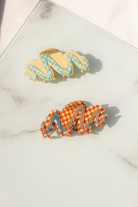 Checkerboard Wiggle Cloud Clip - Sugar + Style