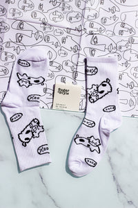 Cow Animal Socks - Sugar + Style