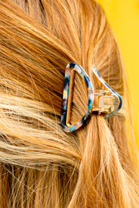 Triangle Outline Claw Hair Clip - Sugar + Style