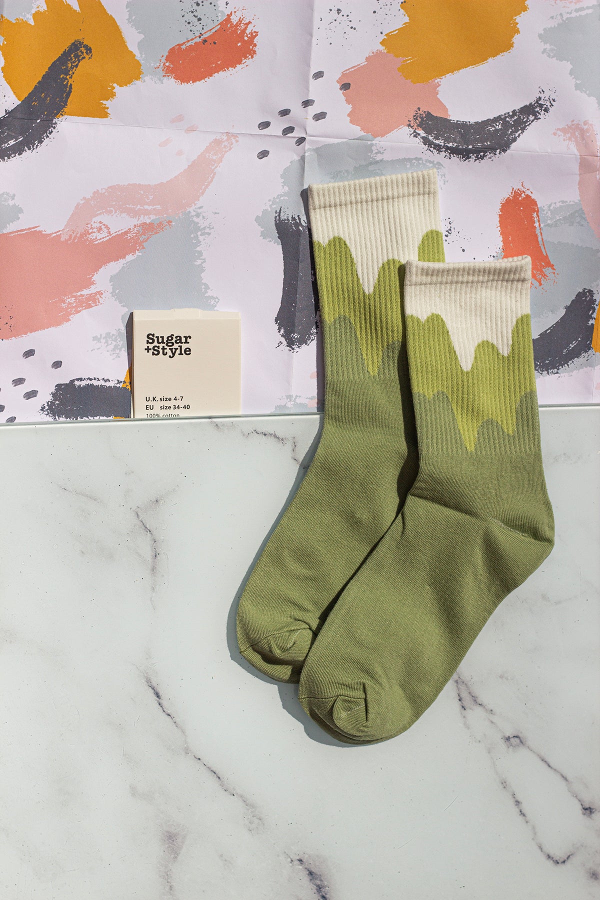 Drippy Top Socks - Sugar + Style