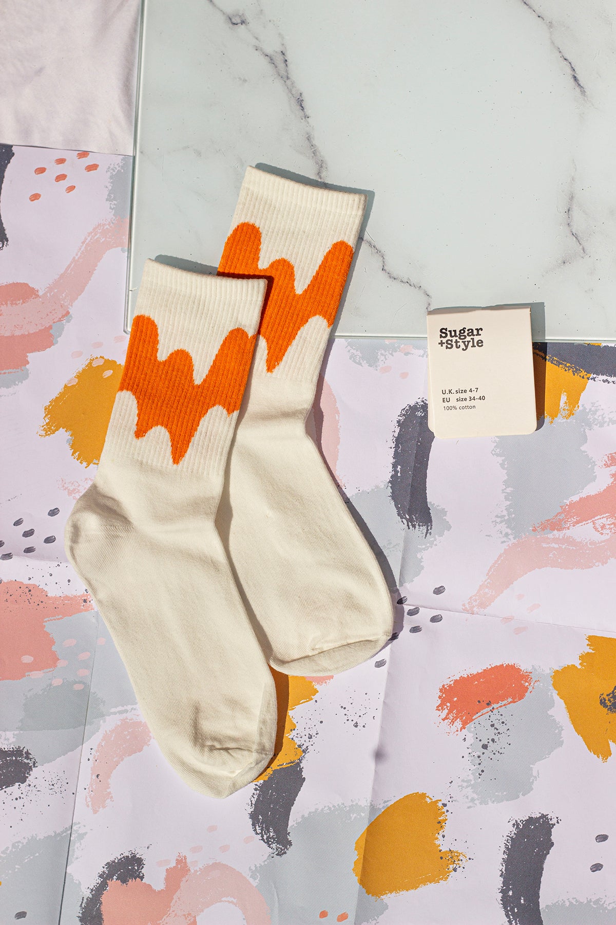 Drippy Top Socks - Sugar + Style