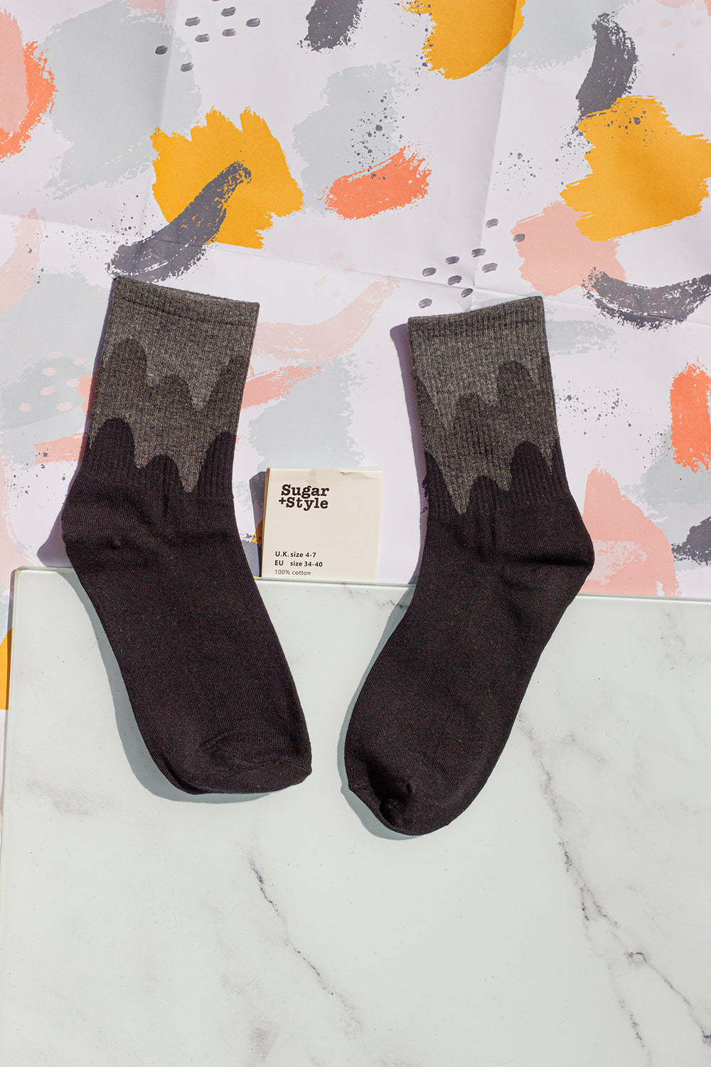 Drippy Top Socks - Sugar + Style