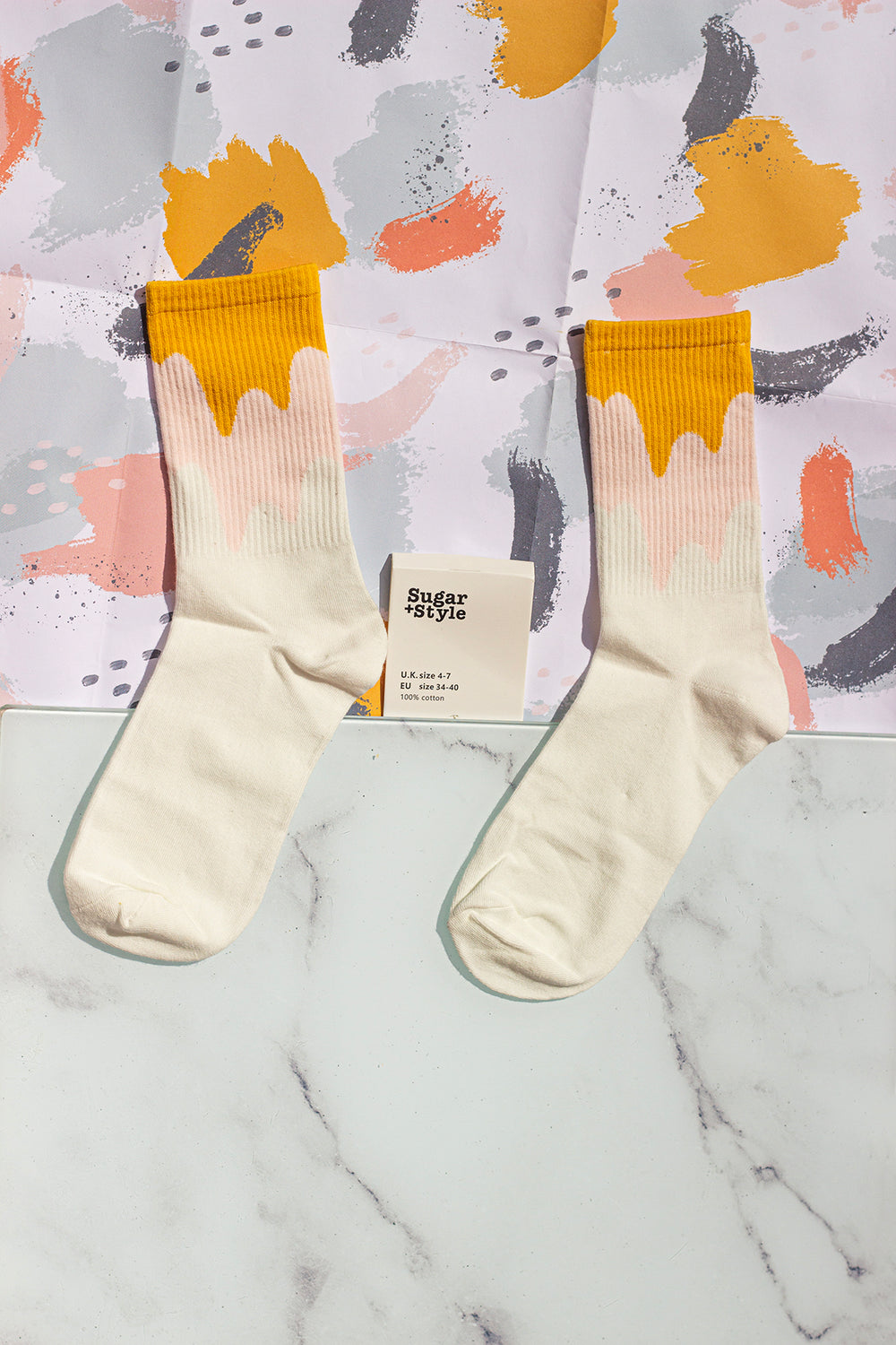 Drippy Top Socks - Sugar + Style