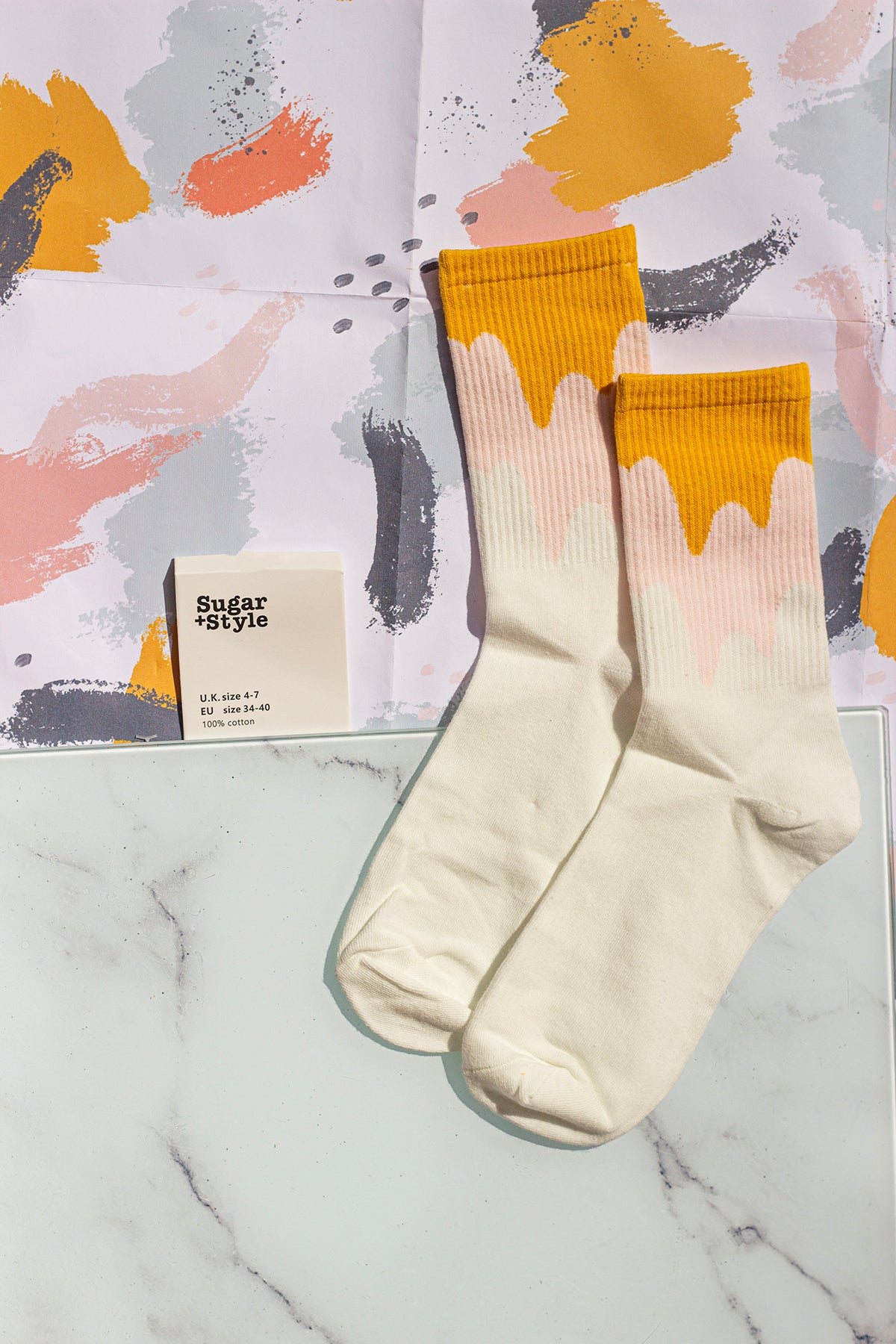 Drippy Top Socks - Sugar + Style