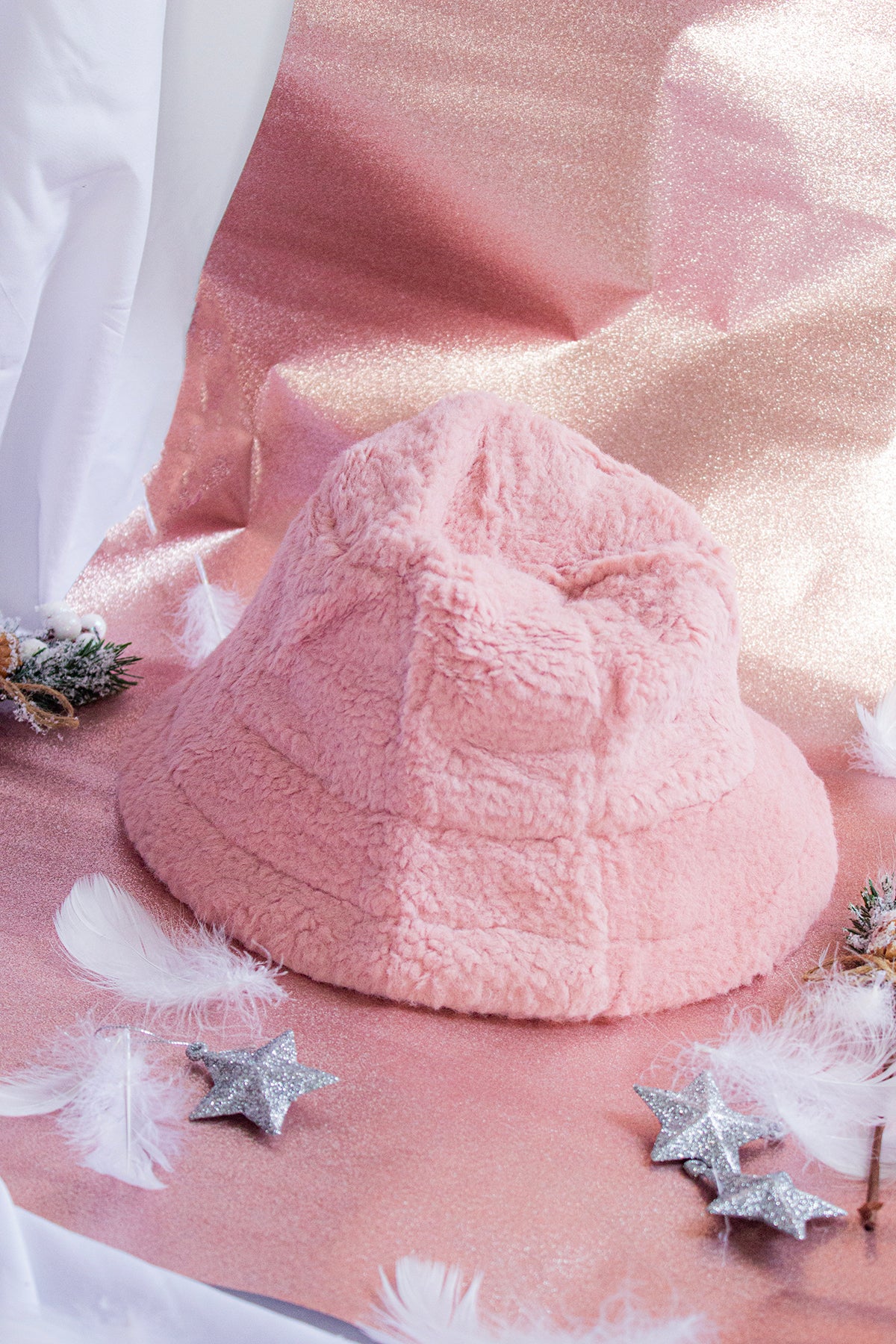 Fluffy Bucket Hat Sugar Style