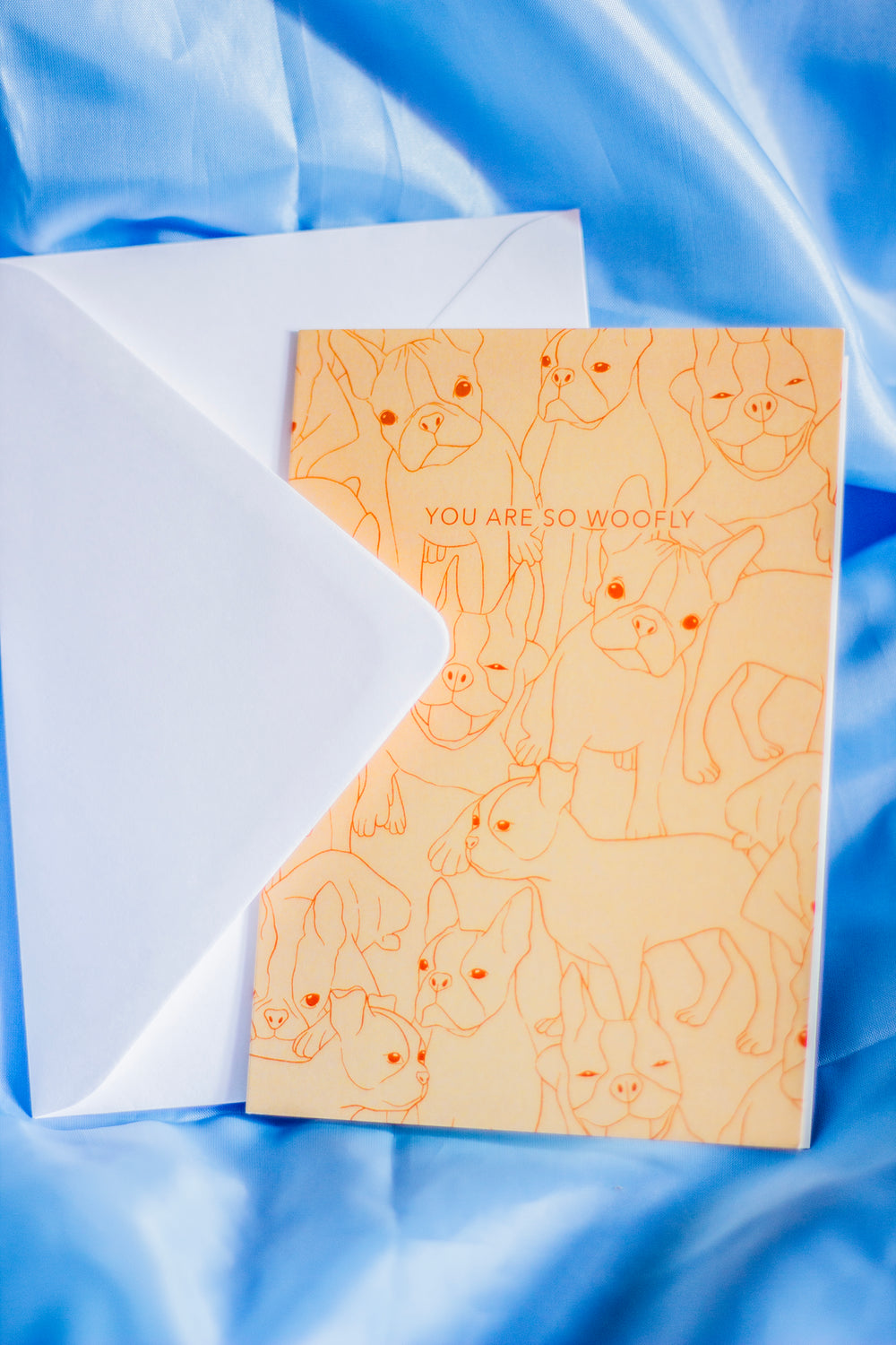 Juu Illustration Frenchie Dog Card with Envelope - Sugar + Style