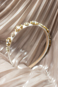 Narrow Jewel Diamante Headband - Sugar + Style