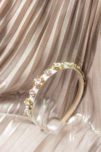 Narrow Jewel Diamante Headband - Sugar + Style