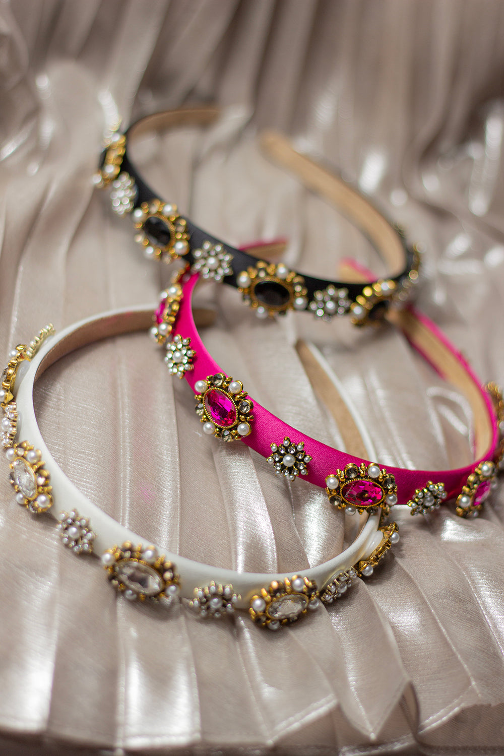 Narrow Jewel Diamante Headband – Sugar + Style