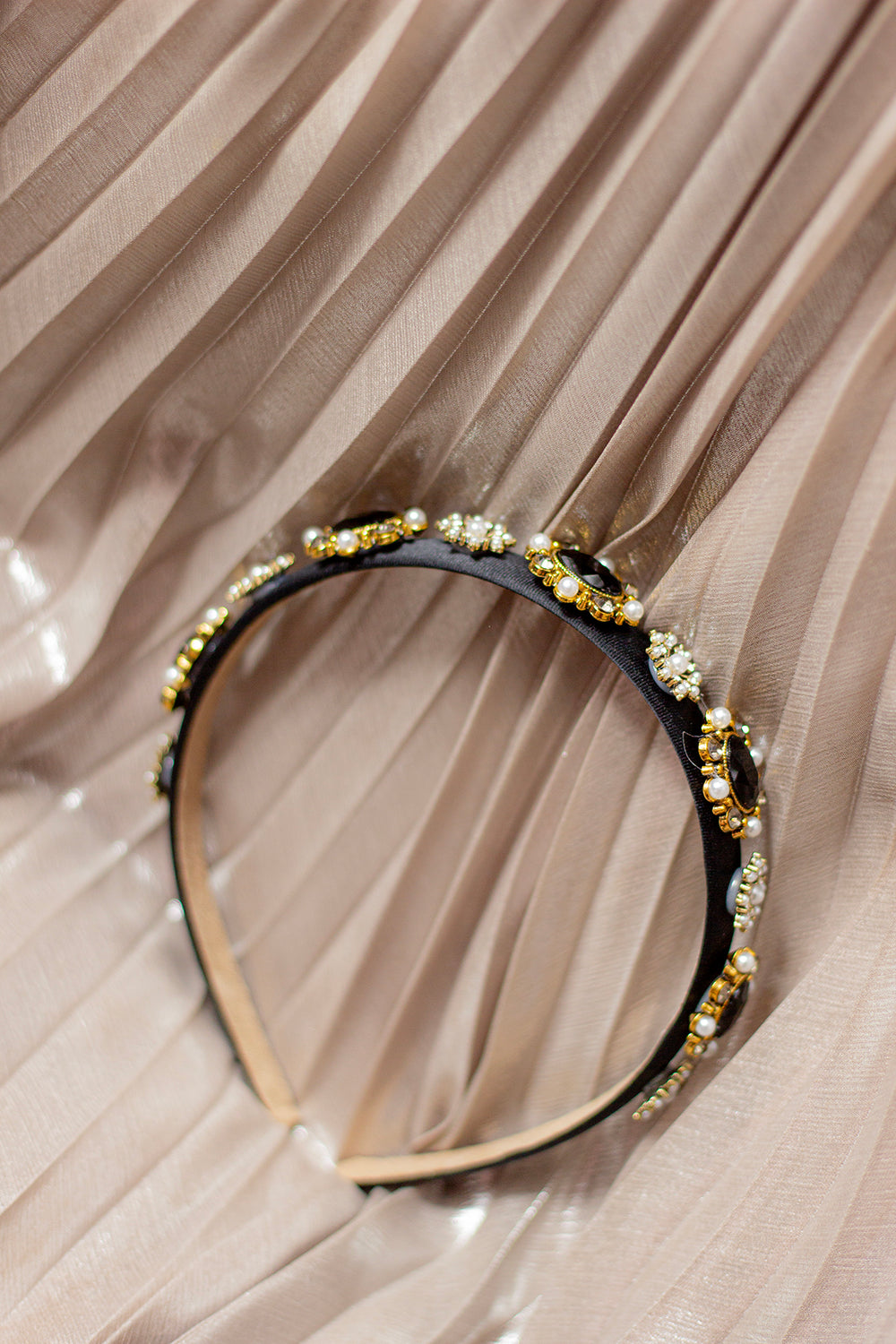 Narrow Jewel Diamante Headband – Sugar + Style