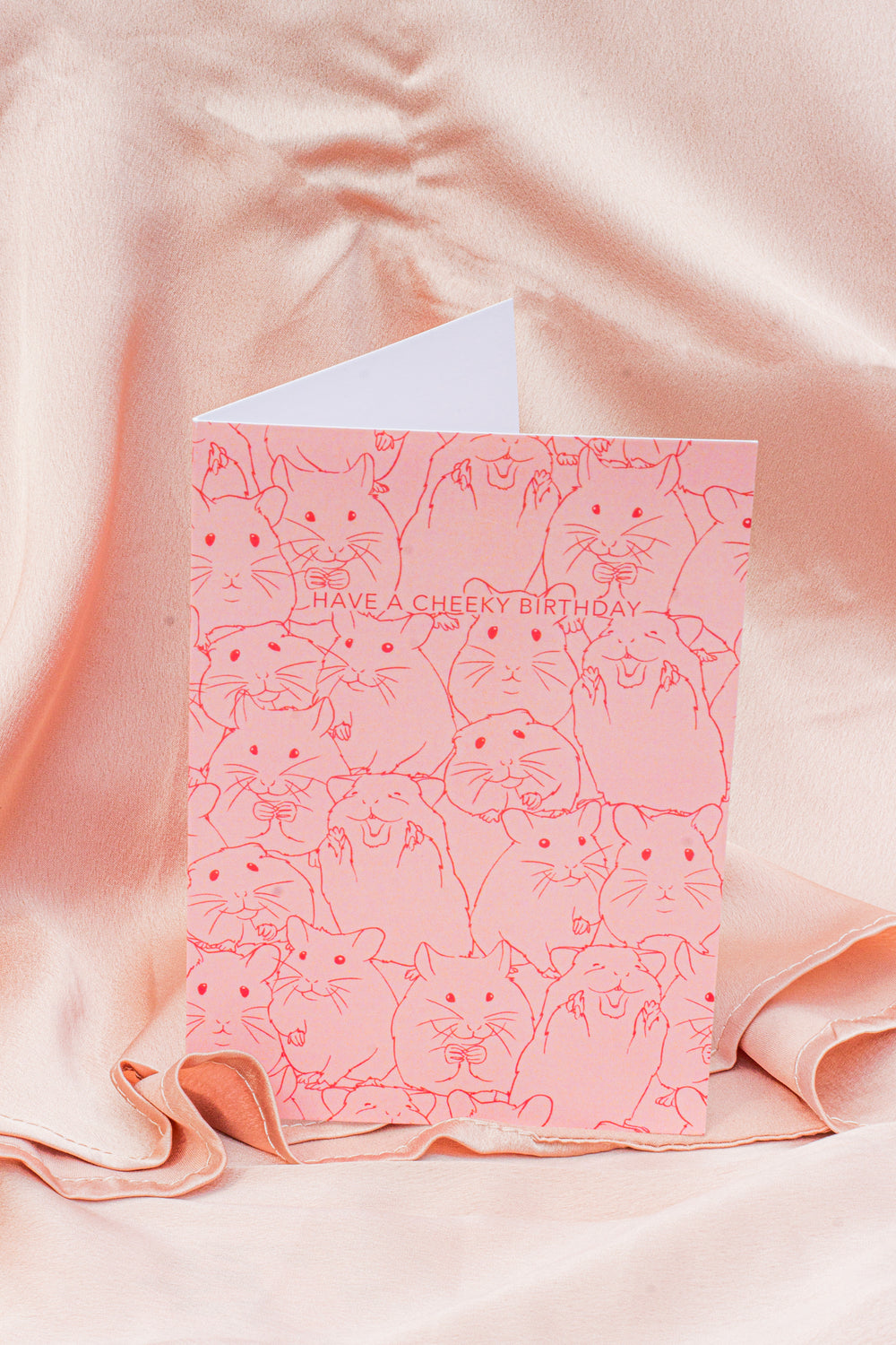 Juu Illustration Hamster Birthday Card with Envelope - Sugar + Style