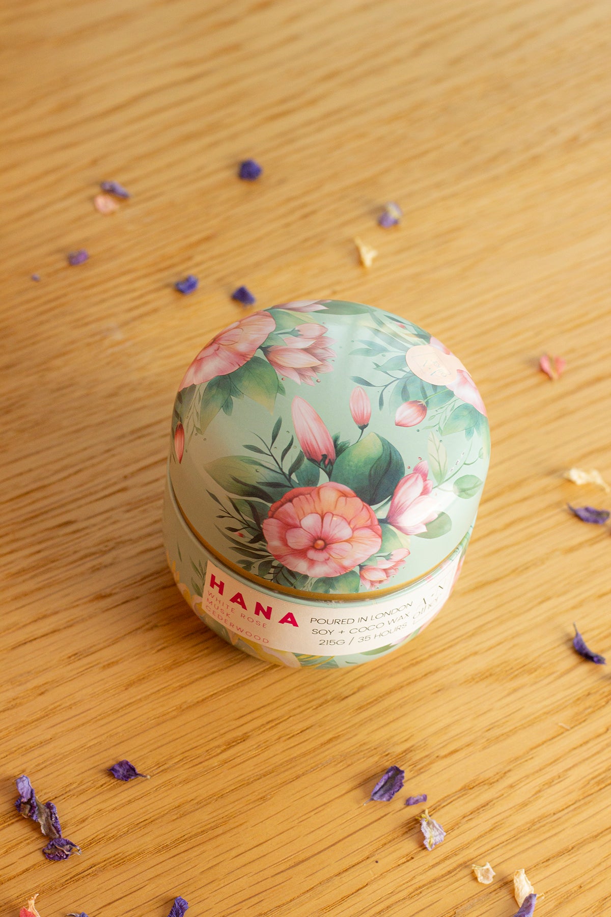 Hana Candle Tin - Sugar + Style