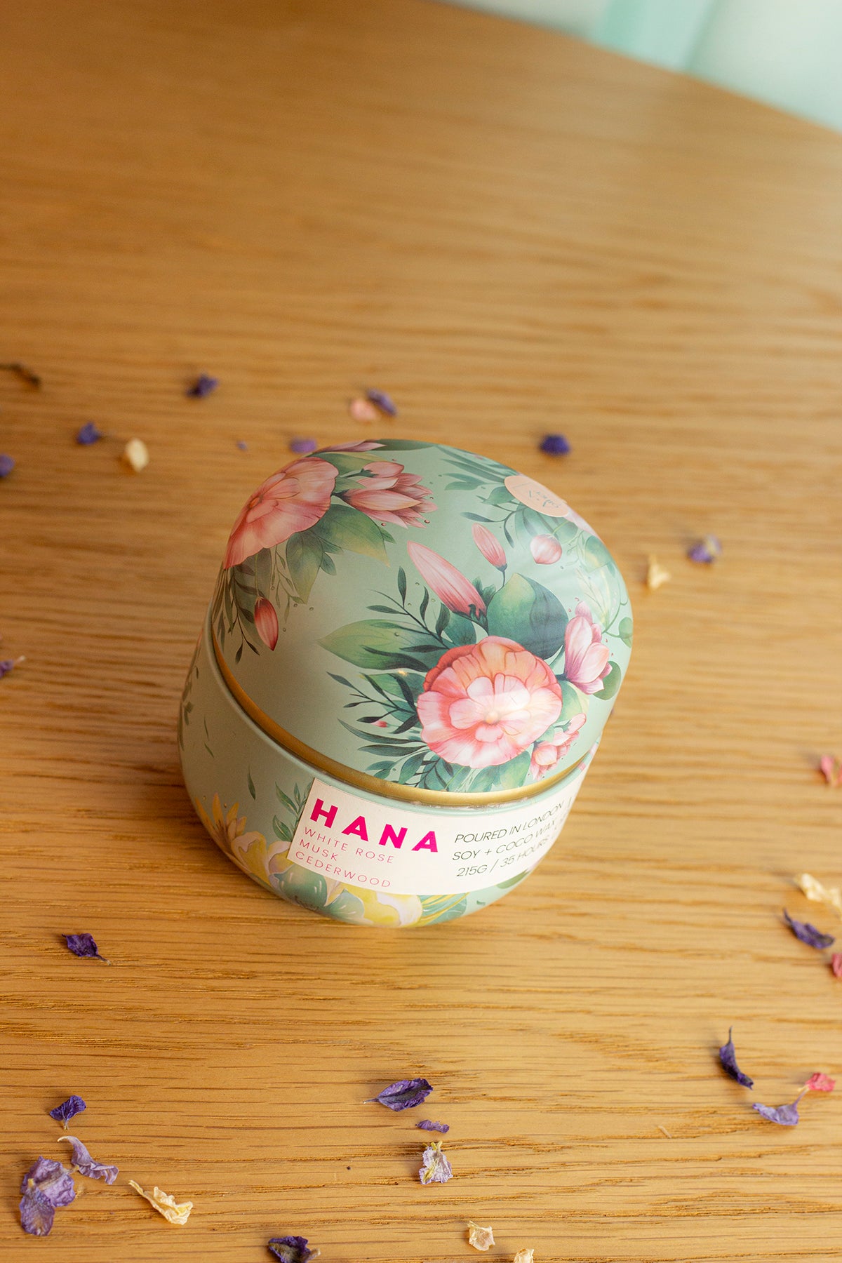Hana Candle Tin - Sugar + Style