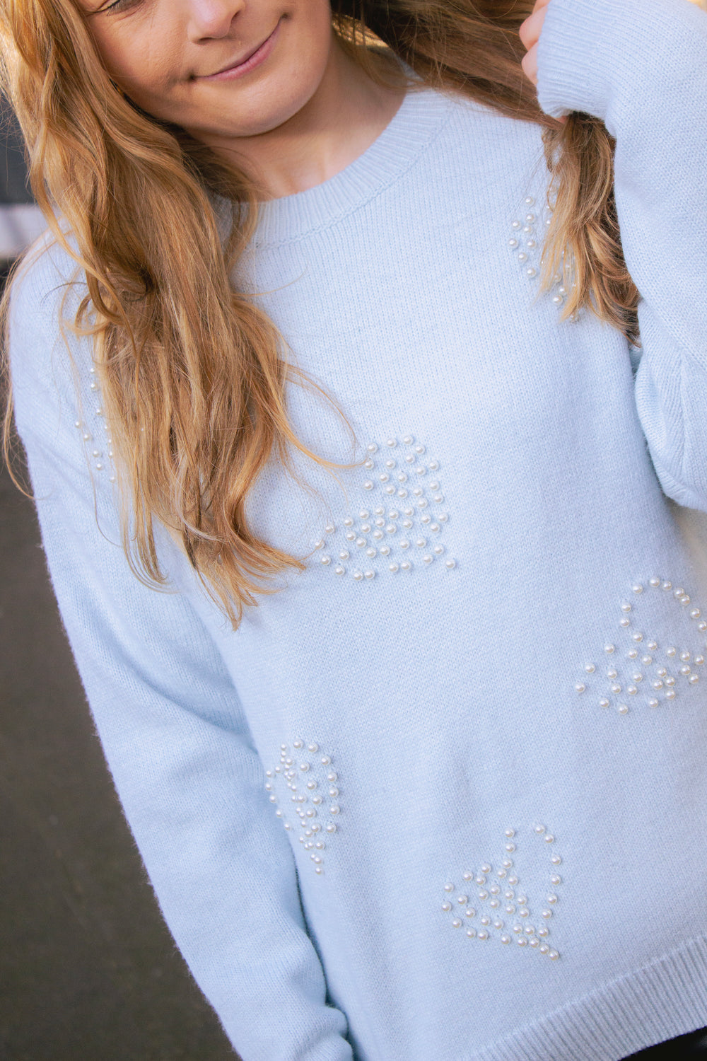 Pearl Heart Jumper - Sugar + Style