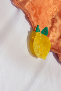 Lemon Fruit Claw Hair Clip - Sugar + Style