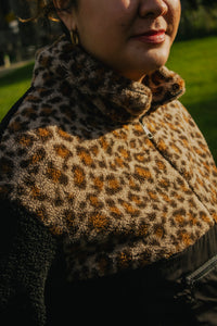 Teddy Borg Leopard Print Jacket - Sugar + Style