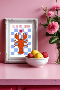 Lobster A4 Print - Sugar + Style