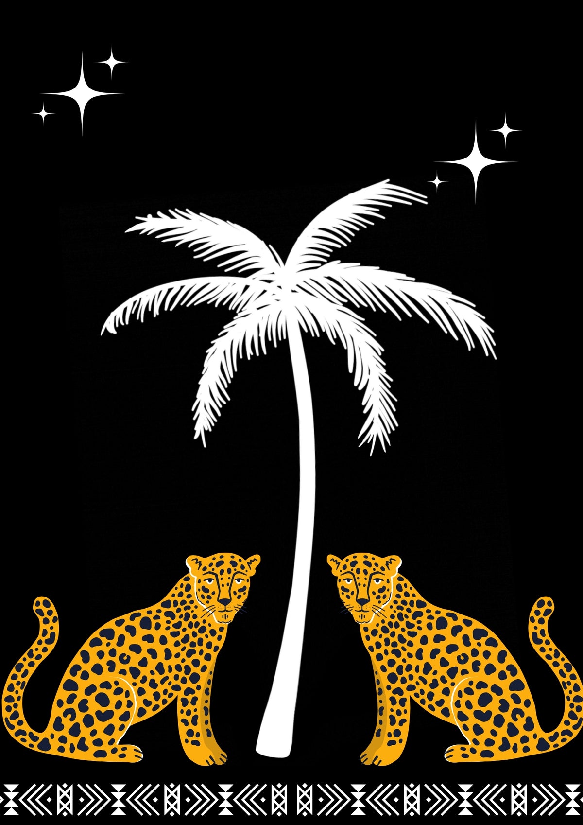 Leopard Duo A4 Print - Sugar + Style