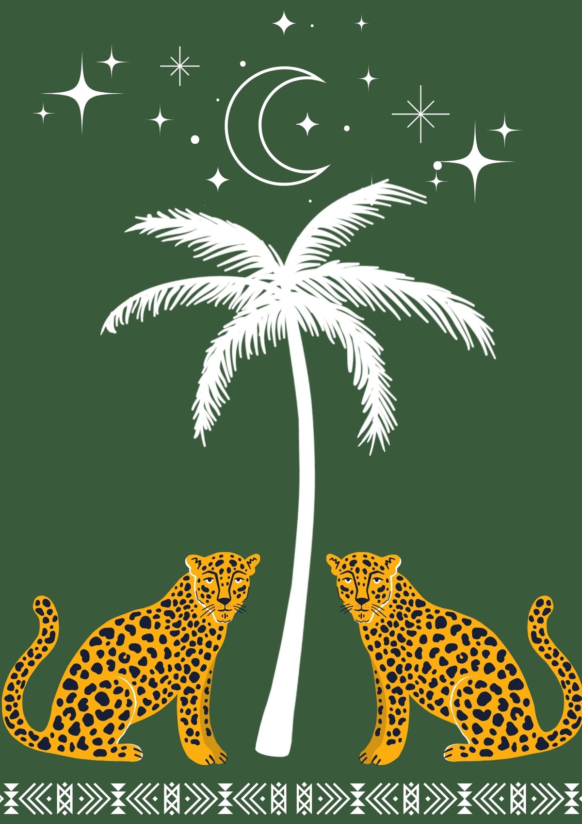 Leopard Duo A4 Print - Sugar + Style
