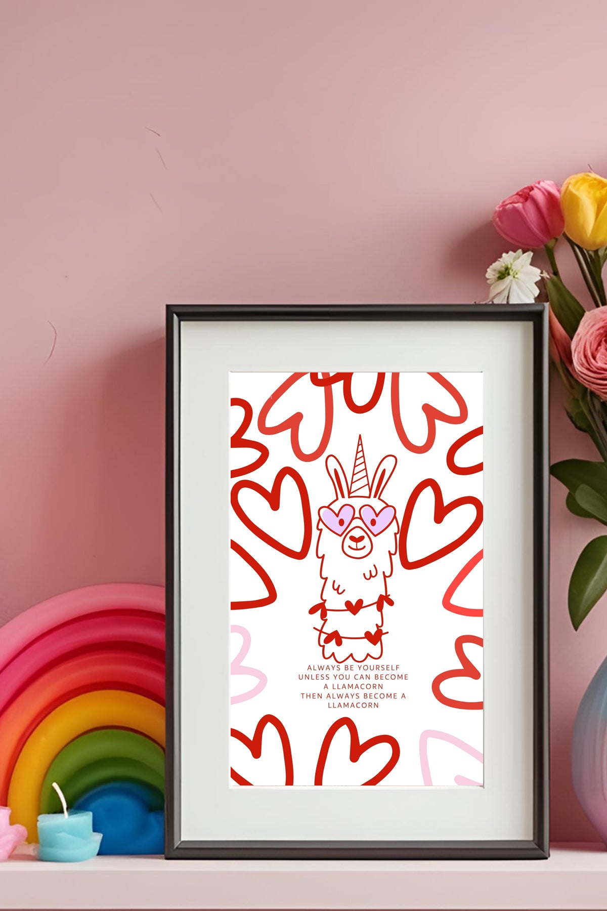 Llamacorn A4 Print - Sugar + Style