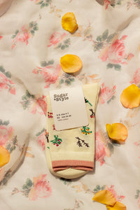 Mini Flower Pattern Socks - Sugar + Style