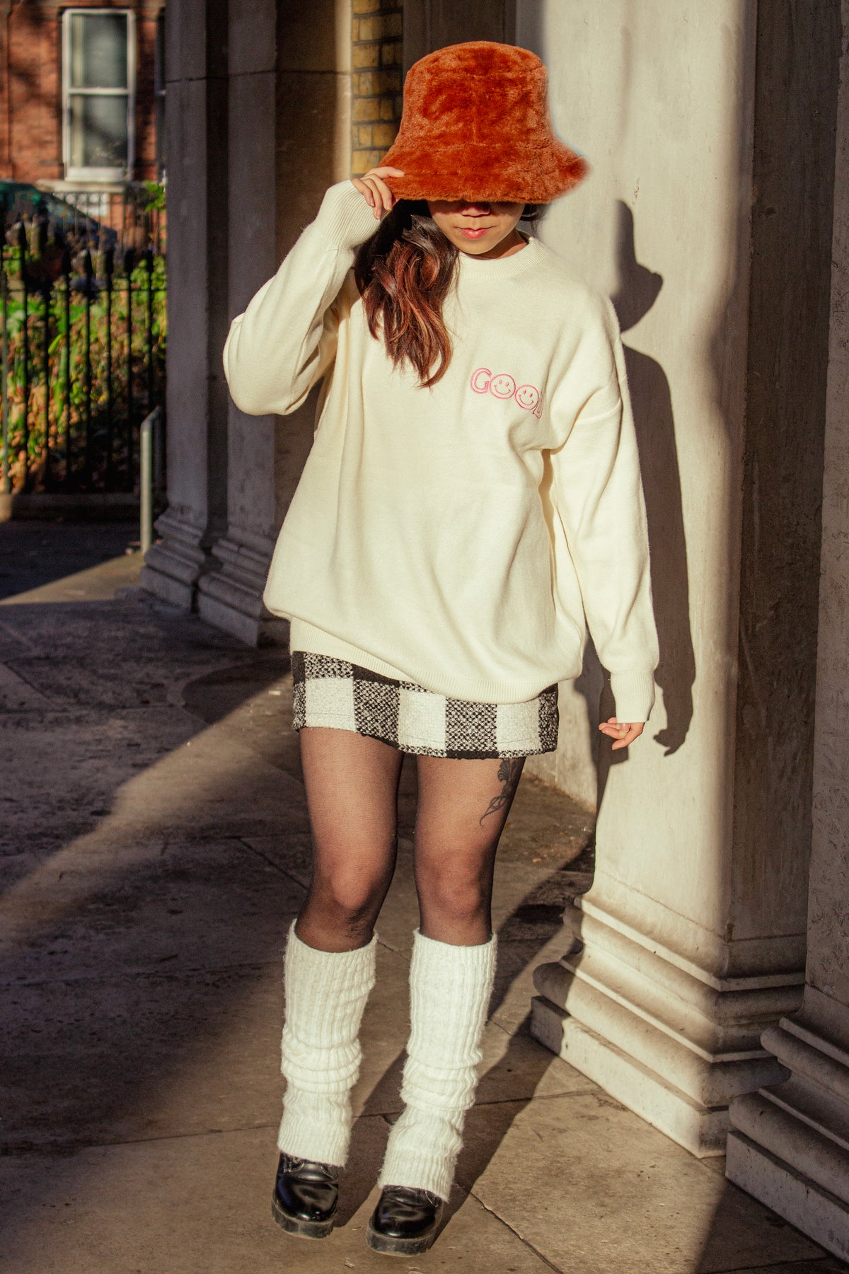 Good Vibes Tufted Jumper - Sugar + Style