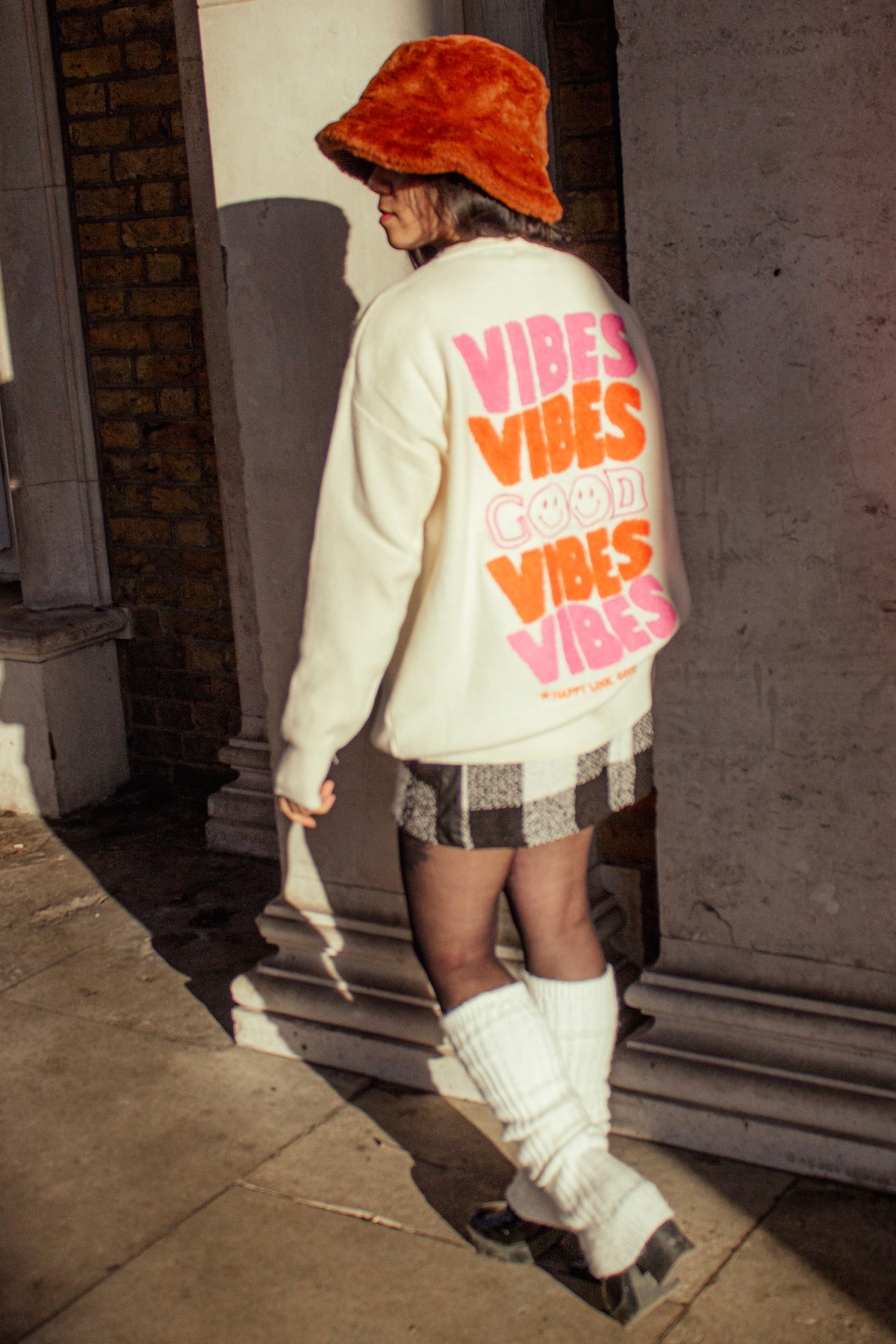 Good Vibes Tufted Jumper - Sugar + Style