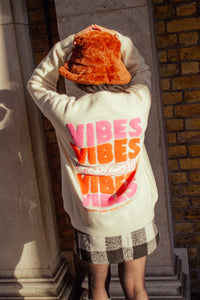 Good Vibes Tufted Jumper - Sugar + Style