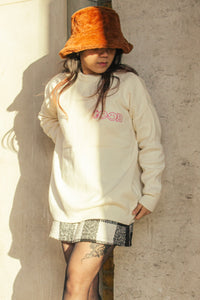 Good Vibes Tufted Jumper - Sugar + Style