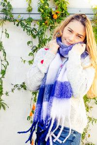 Plaid Warm Wrap Scarf - Sugar + Style