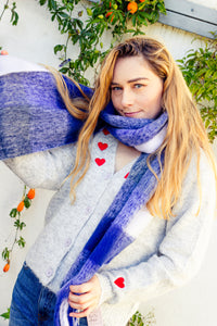 Plaid Warm Wrap Scarf - Sugar + Style