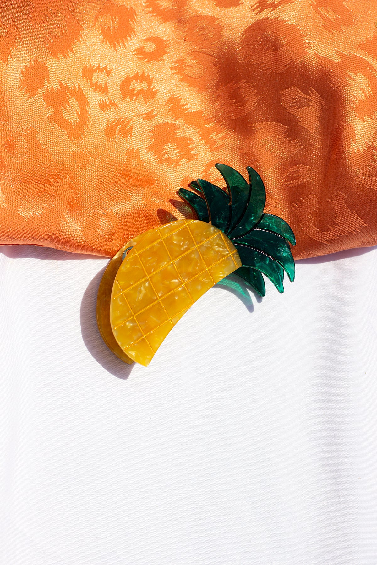 Pineapple Fruit Claw Hair Clip - Sugar + Style