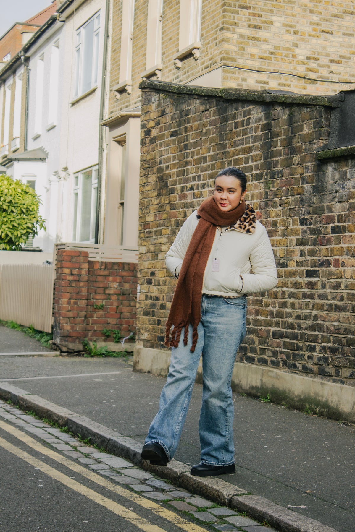 Colour Block Warm Wrap Scarf - Sugar + Style