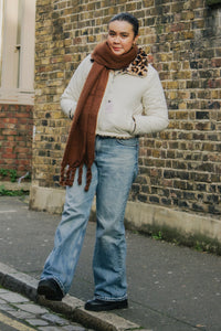 Colour Block Warm Wrap Scarf - Sugar + Style