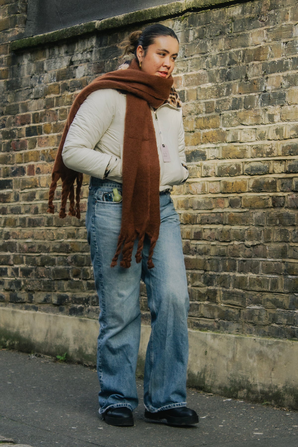 Colour Block Warm Wrap Scarf - Sugar + Style