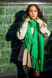 Colour Block Warm Wrap Scarf - Sugar + Style