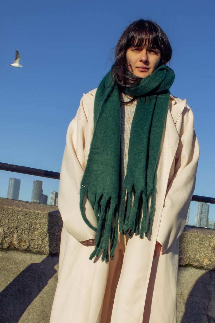 Colour Block Warm Wrap Scarf - Sugar + Style