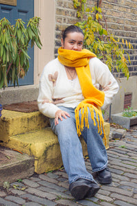 Colour Block Warm Wrap Scarf - Sugar + Style